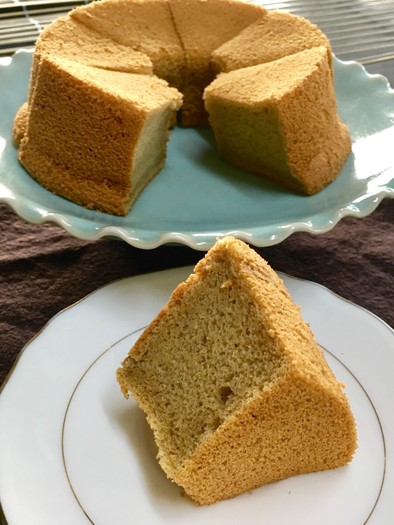 米粉と玄米粉の ふわふわシフォンケーキの写真