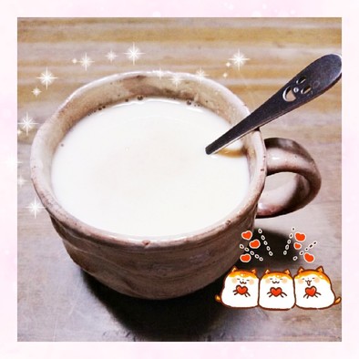 マクロビ☆酒粕きな粉のソイミルクの写真
