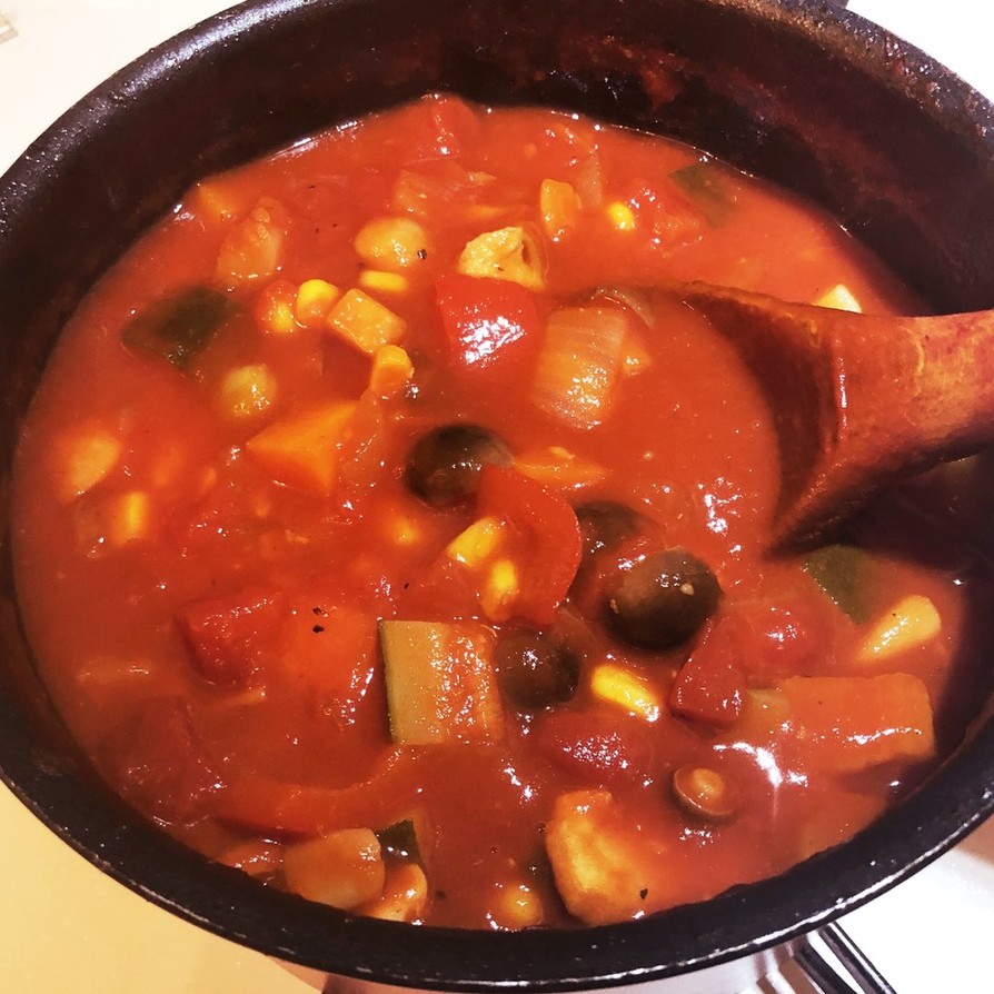 私の濃厚な万能トマトスープ♡の画像
