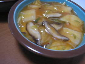 ふるふる☆キムチあん豆腐茶碗蒸し♪