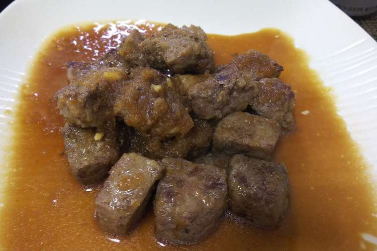 簡単 牛 成型 肉のシャリアピンステーキ レシピ 作り方 By ペチペチペーチ クックパッド 簡単おいしいみんなのレシピが352万品