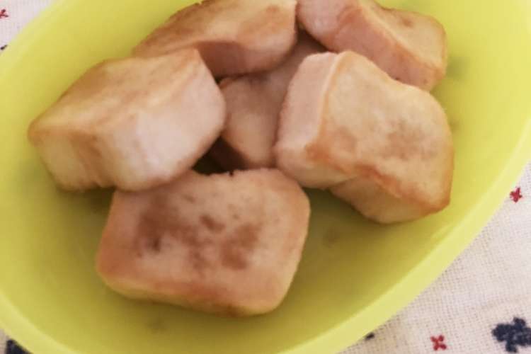 お麩の豆乳焼きメープル風味 離乳食後期 レシピ 作り方 By Yukali64 クックパッド 簡単おいしいみんなのレシピが360万品