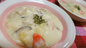 レンチンで楽ちん!【クリームシチュー】