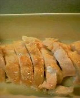 レンジで簡単♪蒸し鶏