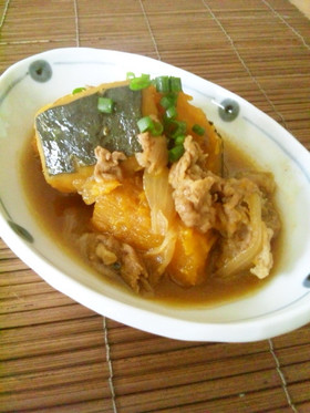 ご飯がすすむ♡南瓜の肉じゃが風♡煮物