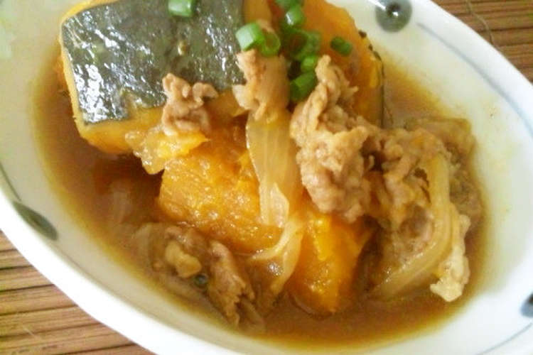 ご飯がすすむ 南瓜の肉じゃが風 煮物 レシピ 作り方 By まゆピン クックパッド 簡単おいしいみんなのレシピが374万品