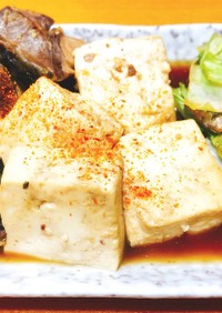 【５分で煮物】豆腐と鰤の時短煮物