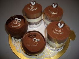 ♪チョコとチーズのコラボムースケーキ♪