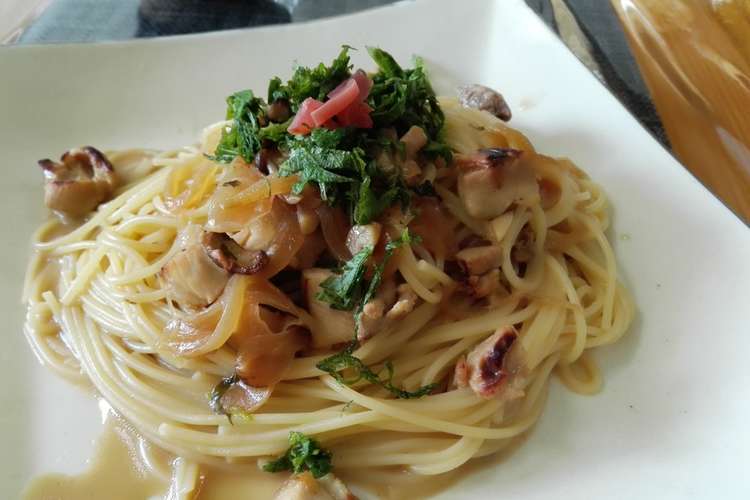 チキンと青じそパスタ 和風パスタ レシピ 作り方 By 海の藤 クックパッド 簡単おいしいみんなのレシピが352万品