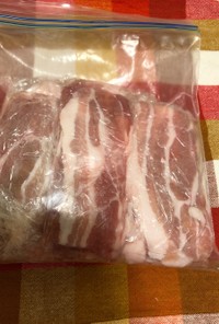 バラ肉･こま切れ肉などの冷凍保存