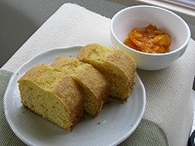 ホットケーキミックスでオレンジケーキ