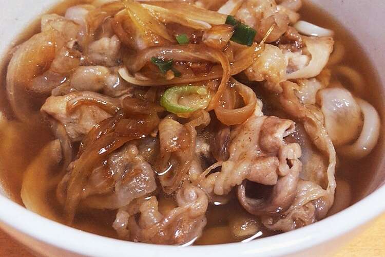 うどん 人気 肉 レシピ
