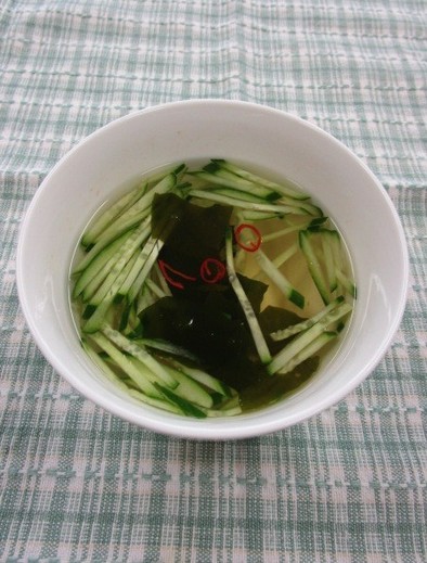 冷製スープの写真