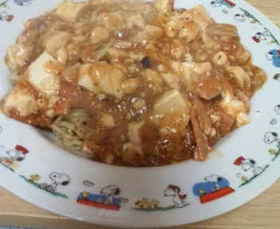 簡単レトルトで出来る美味しい麻婆麺