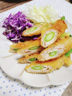 ✿豚のアスパラ揚げ✿
