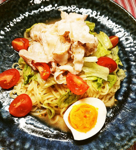 簡単!豚肉とレタスDE冷しゃぶ中華♪