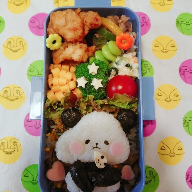 もちもちぱんだキャラ弁 レシピ 作り方 By Mao クックパッド