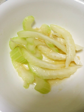 セロリの簡単中華風