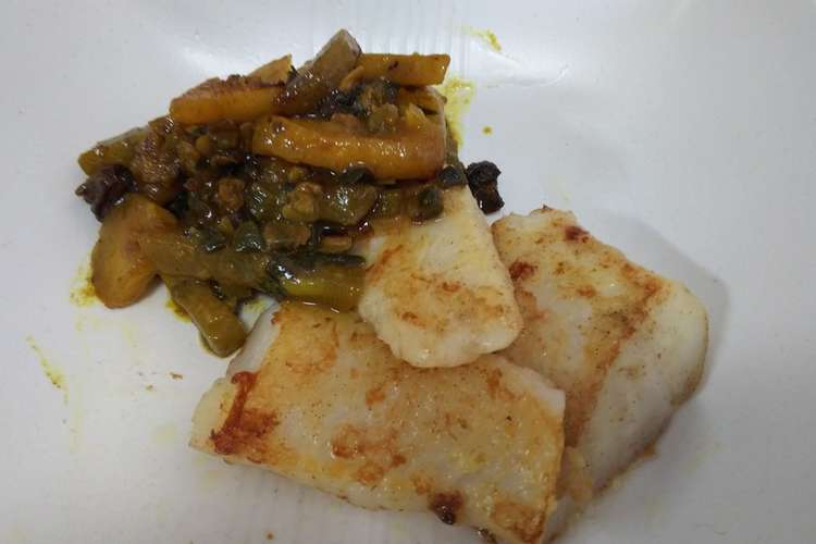 美味 白身魚ムニエル フルーツカレー添え レシピ 作り方 By ペチペチペーチ クックパッド 簡単おいしいみんなのレシピが356万品