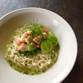 サラダな冷やし塩ラーメン♪