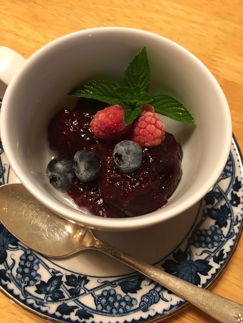 ブルーベリーゼリーサラダのレシピ