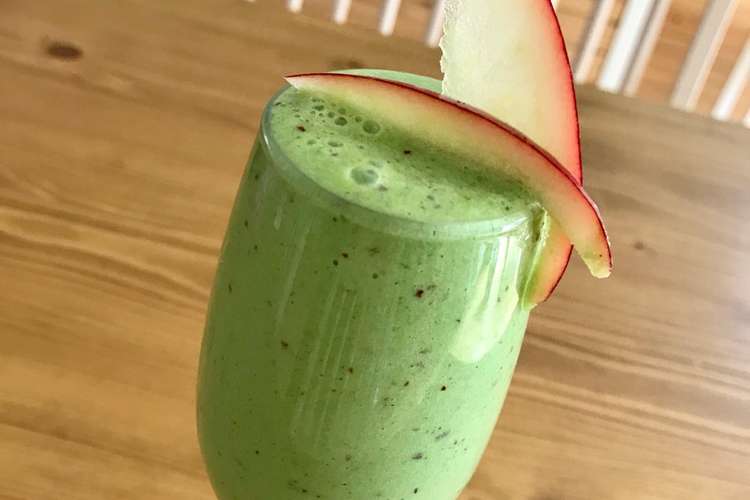 豆乳グリーンスムージー 飲みやすい レシピ 作り方 By コリーノ クックパッド