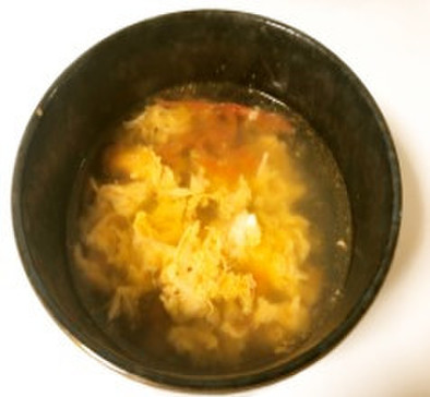 わかめ卵スープの写真