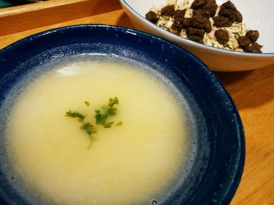 犬ご飯　サツマイモのスープの写真