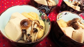 レンチンで楽ちん!高野豆腐とがんもの煮物
