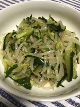 簡単!ポン酢でもやしときゅうりのナムル☆