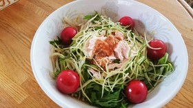 野菜たっぷり!棒々鶏風冷やしラーメン☆