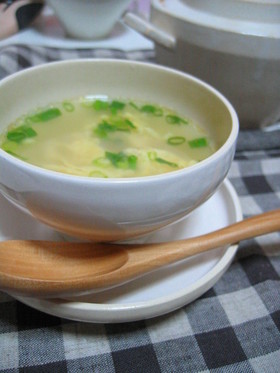 シンプルなたまごスープ❤