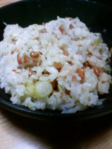 うそ～ん(；´∀｀)酢飯納豆チャーハンの写真