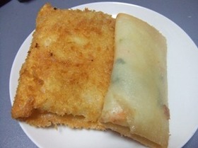 クリームコロッケで手が汚れない!