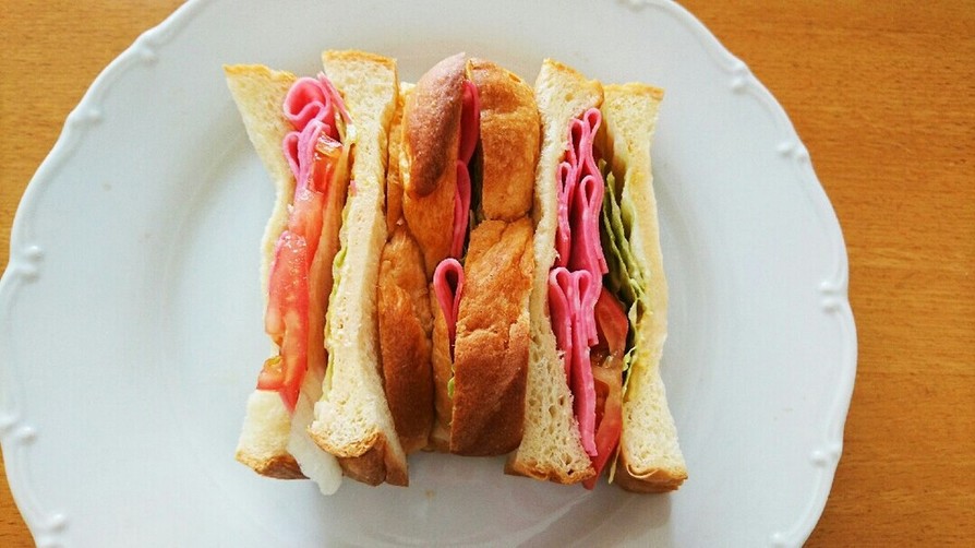 ＊超簡単＊カフェ風サンドイッチの画像