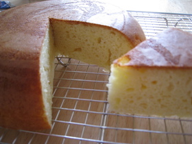炊飯器で♪メープルヨーグルトケーキ