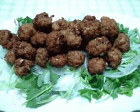 肉団子のマスタード風味のサラダ
