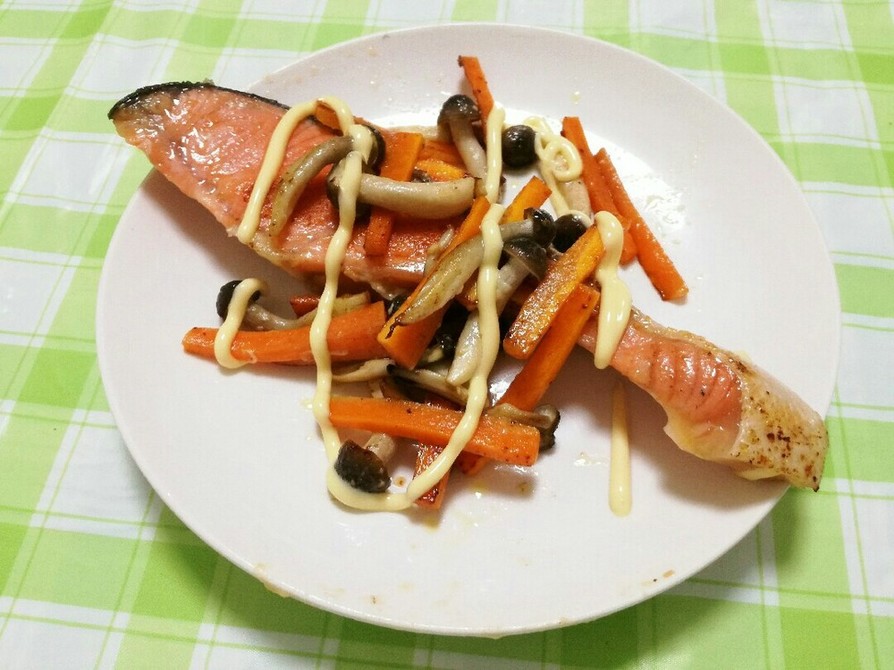 鮭のマヨ野菜焼きの画像