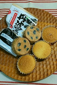 シフォンケーキ風～黒豆カステラ