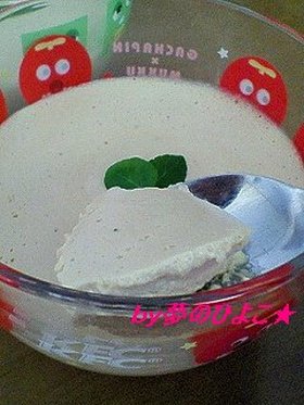 カロリー控えめ♪ミルクティーババロア