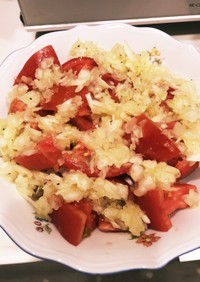 シンプル・夏バテ防止トマトサラダ