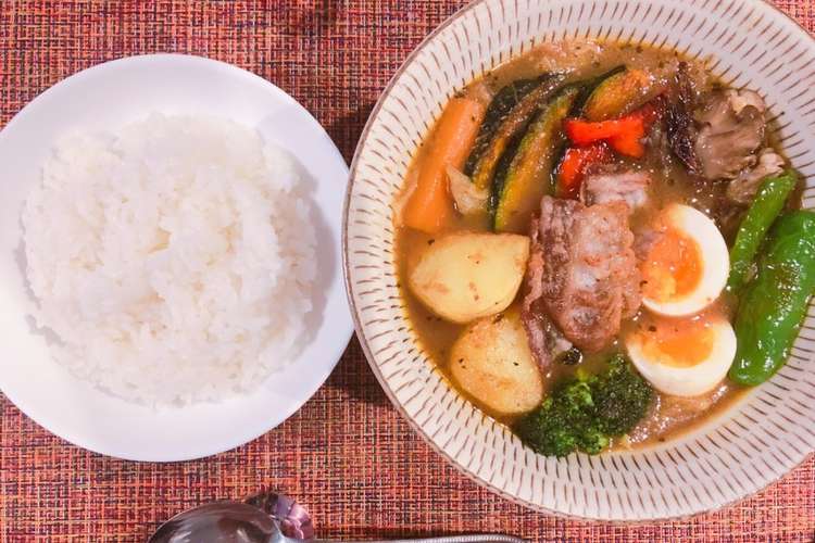スープカレーの素で作る濃厚スープカレー レシピ 作り方 By Hugg クックパッド 簡単おいしいみんなのレシピが375万品