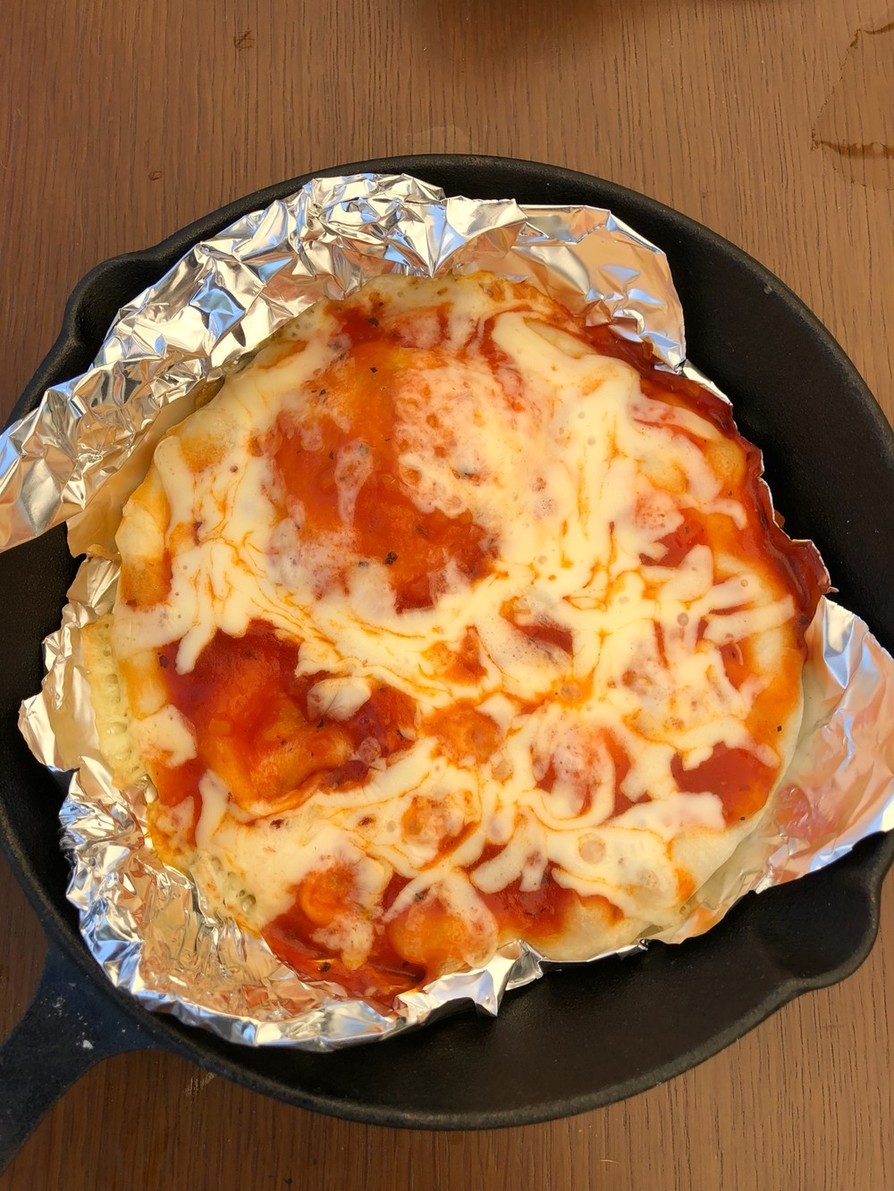 BBQ野外 本格スキレットピザの焼き方の画像