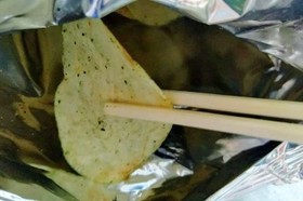 ポテトチップス❤割り箸で食べて下さい❤