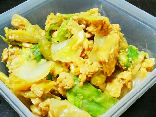 レタスと卵の炒め物 By Ayamiの料理メモ クックパッド 簡単