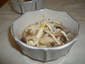 レンジで超簡単♪きのこの酢の物