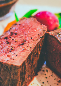58℃牛もも肉ステーキ：高タンパク低脂質