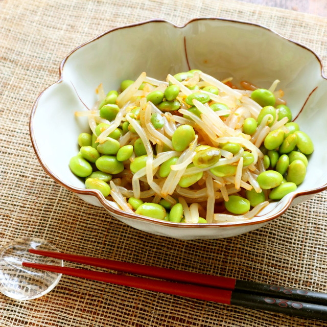 作り置き もやしと枝豆のピリ辛ナムル レシピ 作り方 By Y ｓ クックパッド 簡単おいしいみんなのレシピが357万品