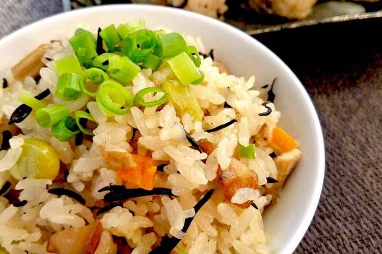 簡単 ひじきの煮物で炊き込みご飯 レシピ 作り方 By Naruto クックパッド 簡単おいしいみんなのレシピが354万品