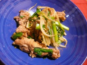 チャチャっと簡単♪豚ニラ野菜炒め♪